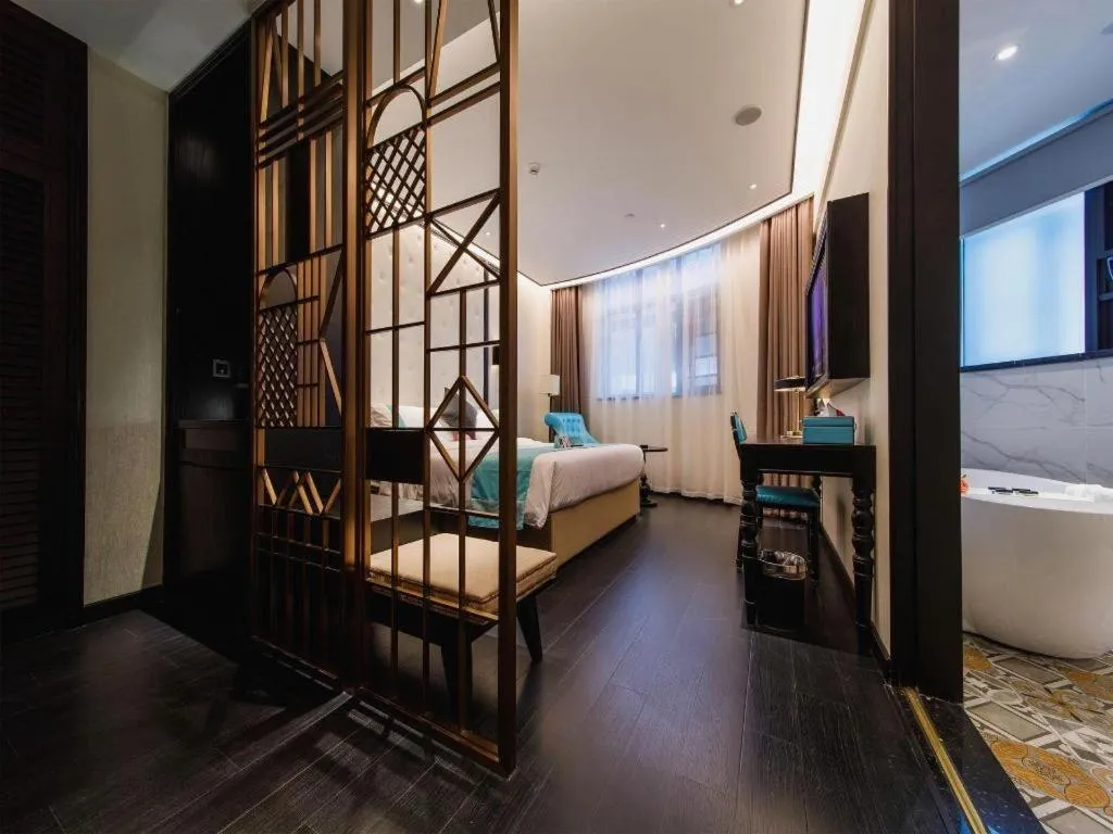 Bed in Xana Hotelle Nanchang Hongdu Middle Avenue Provincial TV Station