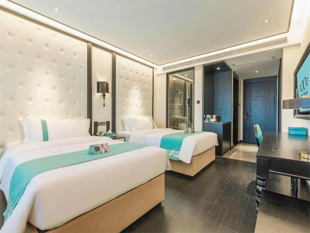 Bed in Xana Hotelle Nanchang Hongdu Middle Avenue Provincial TV Station