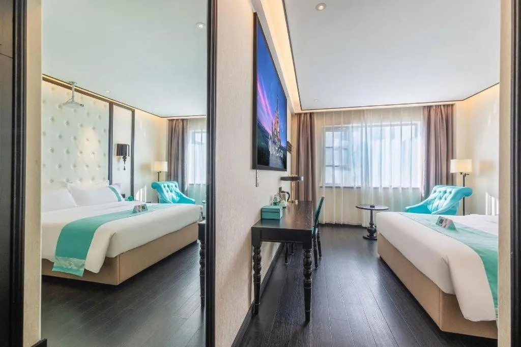 Bed in Xana Hotelle Nanchang Hongdu Middle Avenue Provincial TV Station