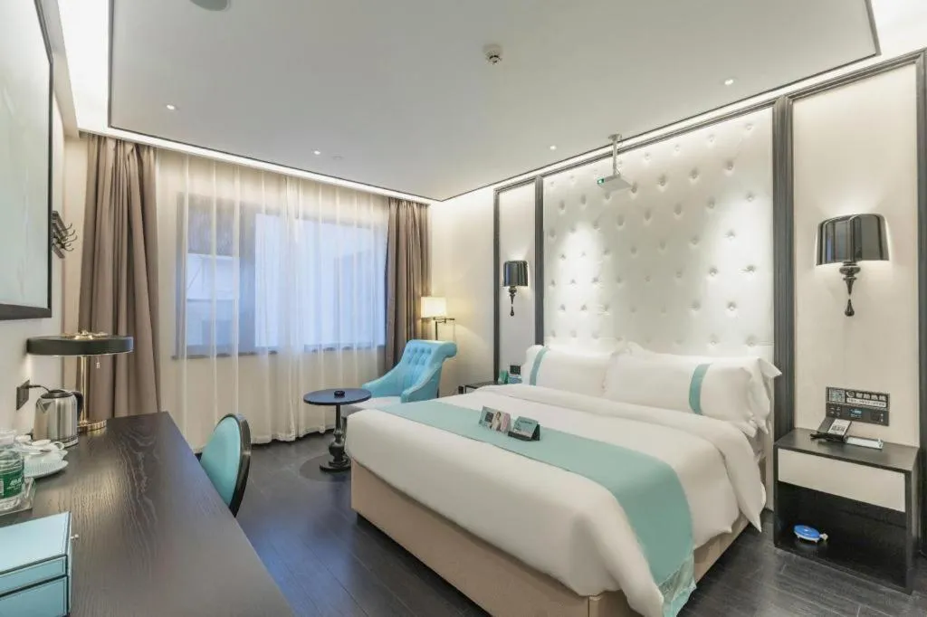 Bed in Xana Hotelle Nanchang Hongdu Middle Avenue Provincial TV Station