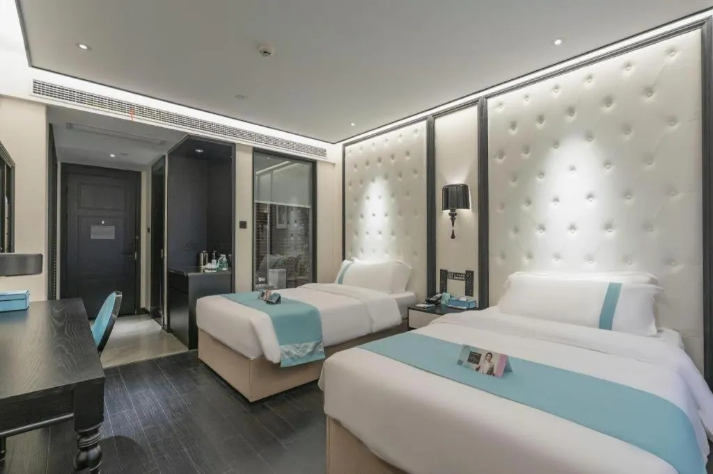 Bed in Xana Hotelle Nanchang Hongdu Middle Avenue Provincial TV Station