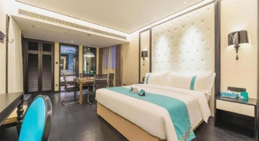 Bed in Xana Hotelle Nanchang Hongdu Middle Avenue Provincial TV Station