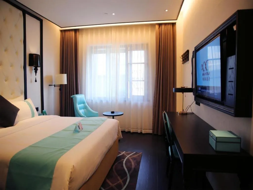 Bed in Xana Hotelle Nanchang Hongdu Middle Avenue Provincial TV Station