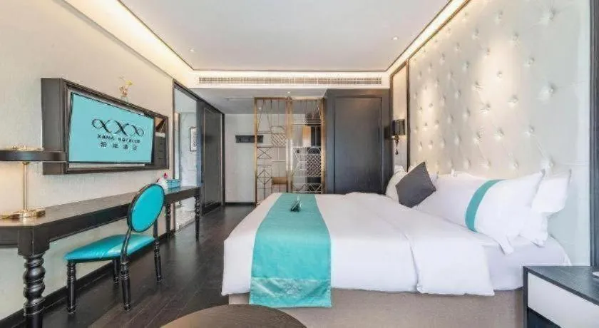 Bed in Xana Hotelle Nanchang Hongdu Middle Avenue Provincial TV Station