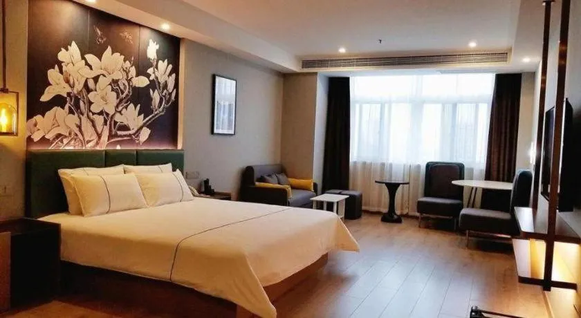 Bed in Magnotel Nanjing Lishui Baota Bei Road