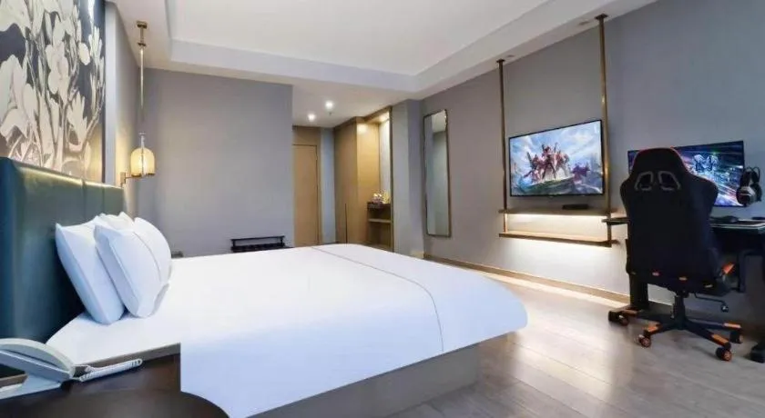 Bed in Magnotel Nanjing Lishui Baota Bei Road