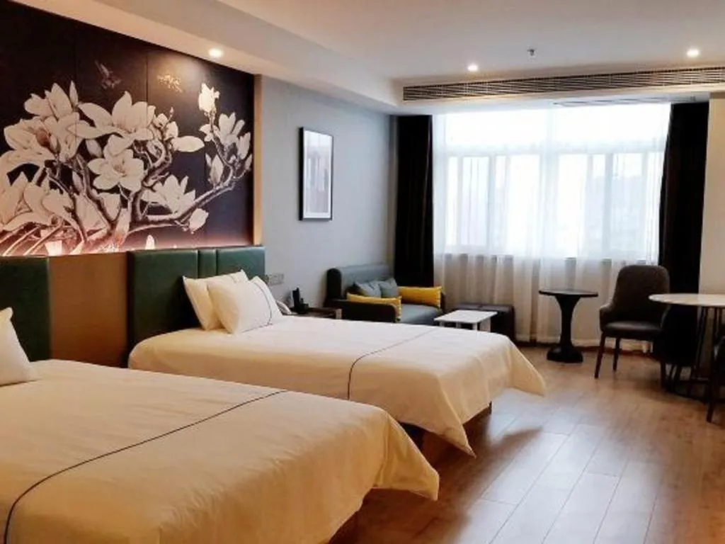 Bed in Magnotel Nanjing Lishui Baota Bei Road