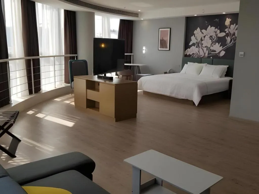 Bed in Magnotel Nanjing Lishui Baota Bei Road