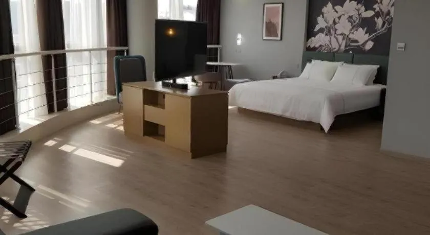 Bed in Magnotel Nanjing Lishui Baota Bei Road