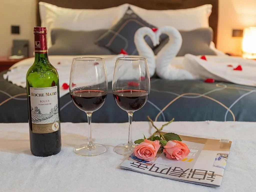 Bed in Chonpines Hotel Jining Quanmin Fitness Plaza