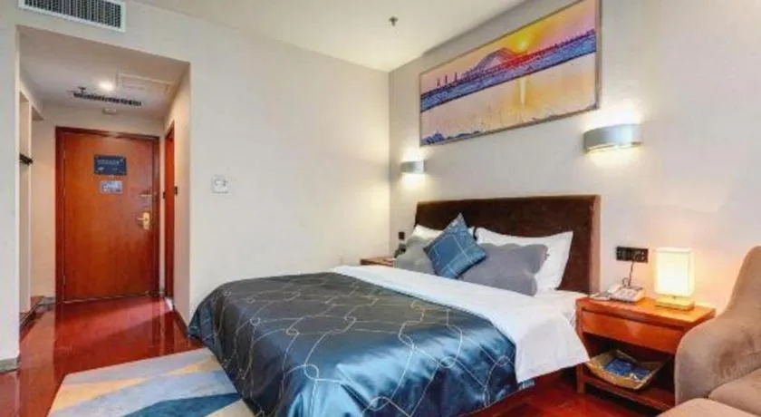 Bed in Chonpines Hotel Jining Quanmin Fitness Plaza