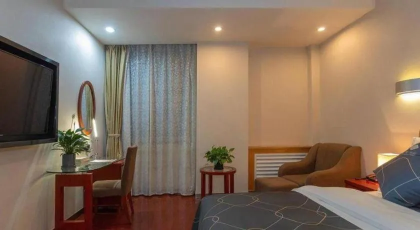 Bed in Chonpines Hotel Jining Quanmin Fitness Plaza