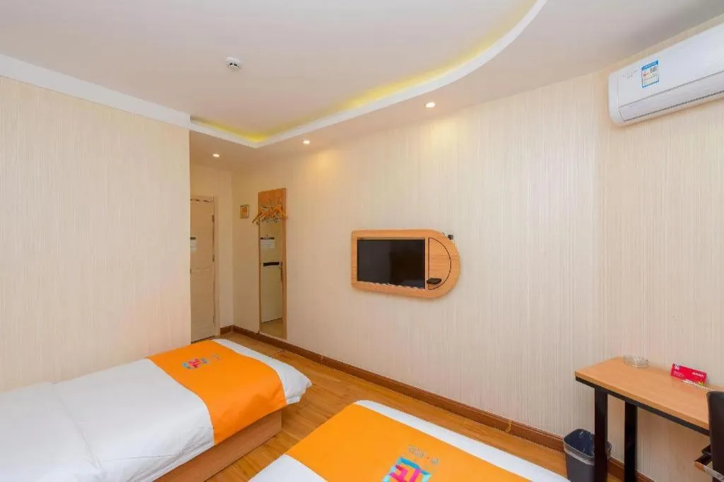 Bed in PAI Hotels Shijiazhuang Railway Station West Square