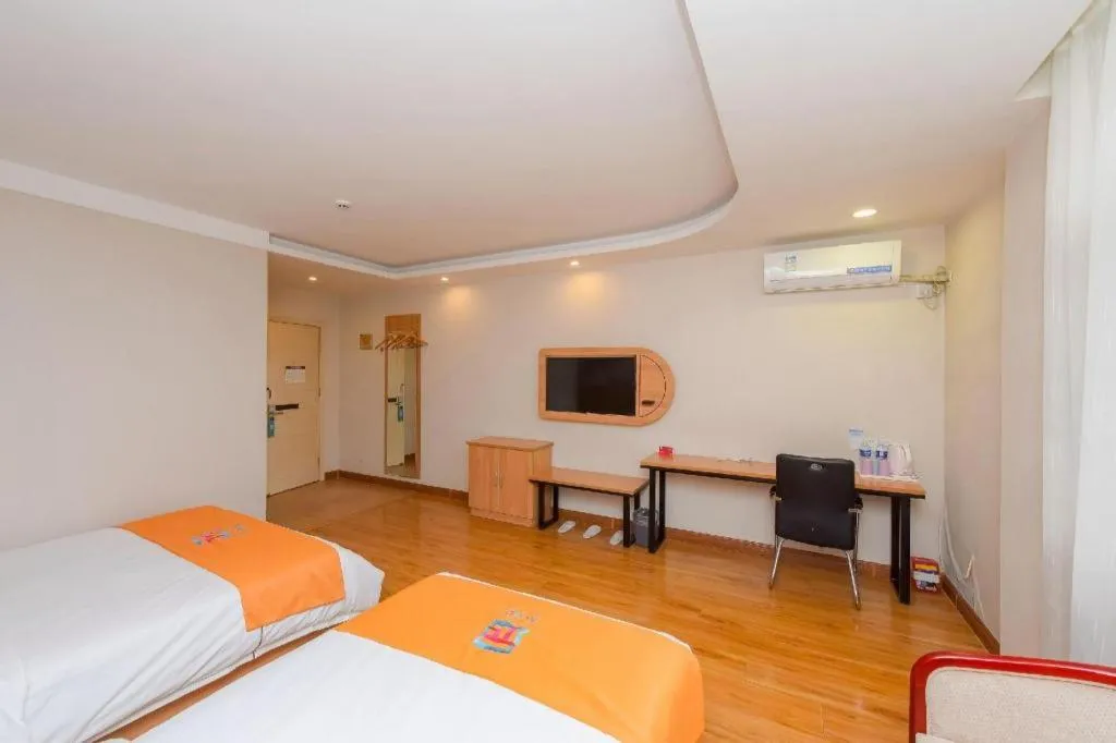 Bed in PAI Hotels Shijiazhuang Railway Station West Square