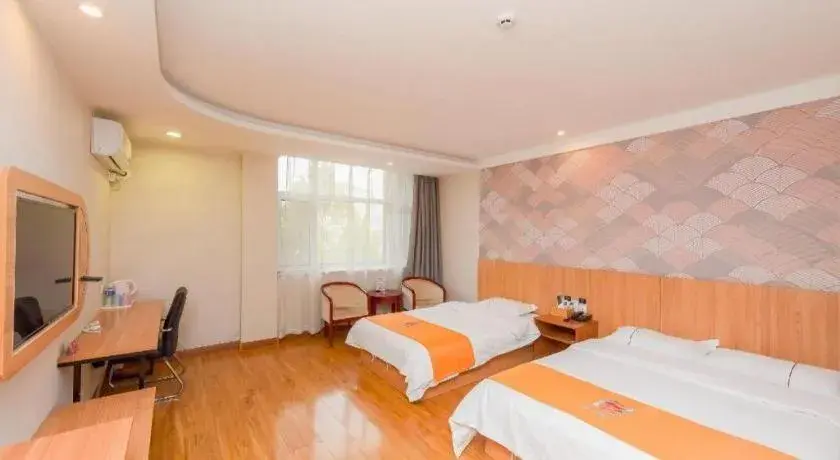 Bed in PAI Hotels Shijiazhuang Railway Station West Square Bed in PAI Hotels Shijiazhuang Railway Station West Square