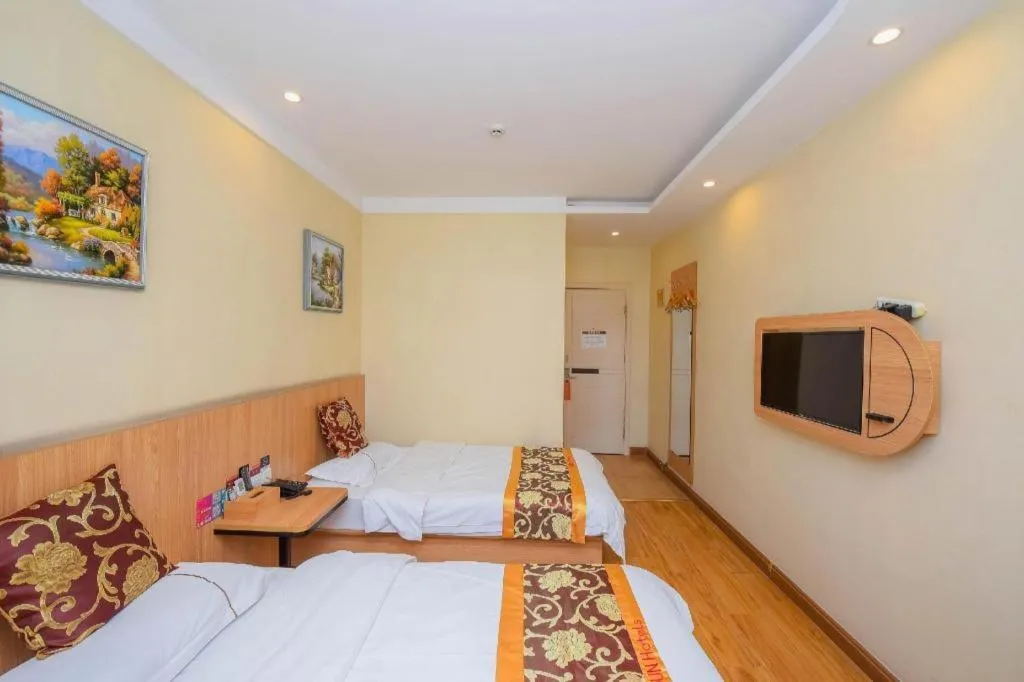 Bed in PAI Hotels Shijiazhuang Railway Station West Square