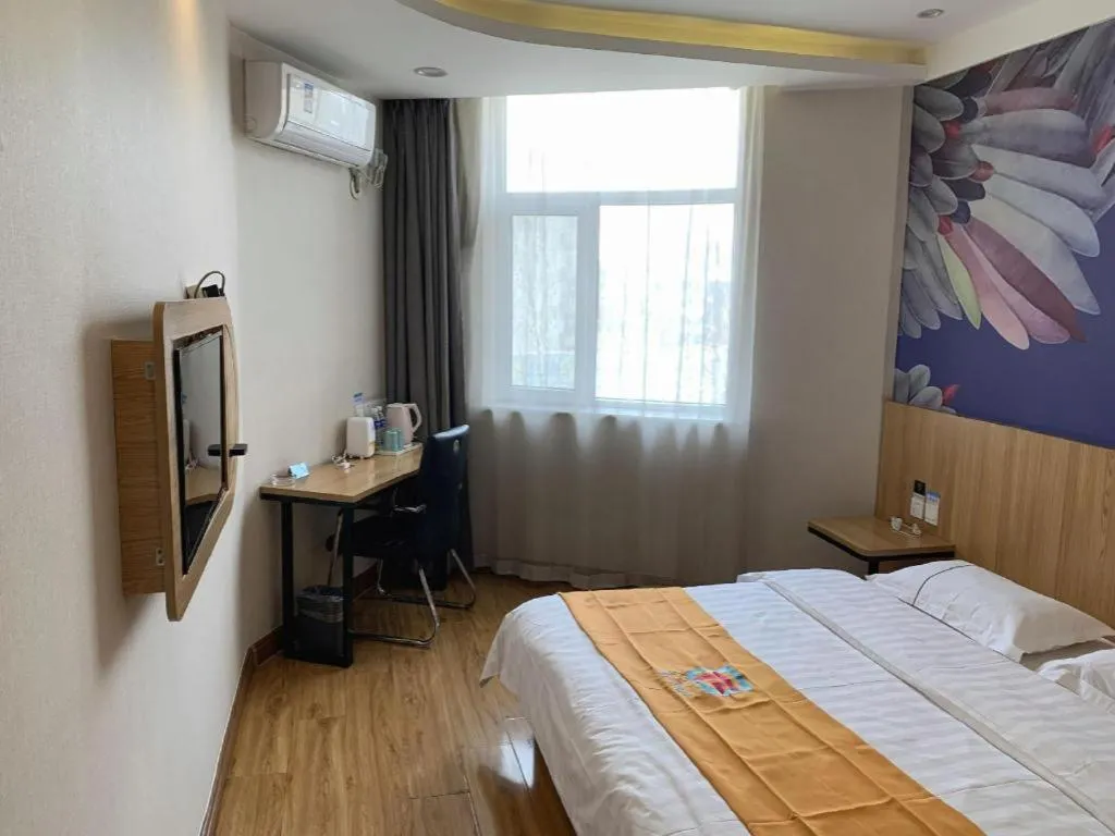 Bed in PAI Hotels Shijiazhuang Railway Station West Square