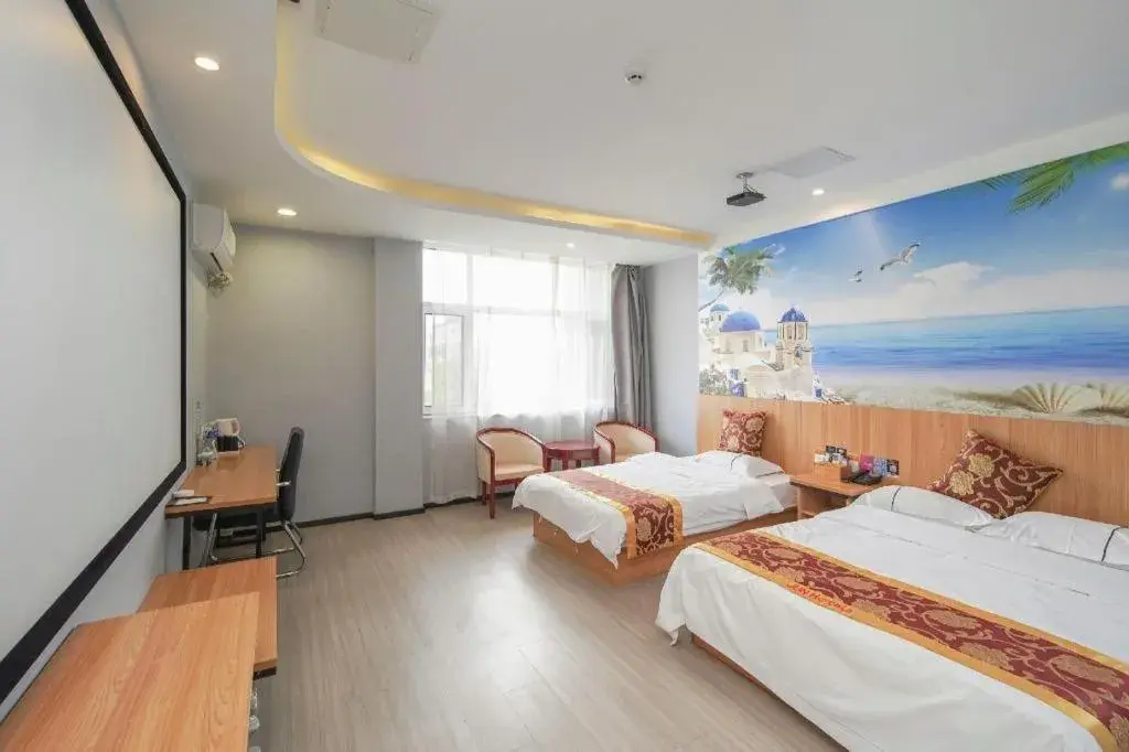 Bed in PAI Hotels Shijiazhuang Railway Station West Square Bed in PAI Hotels Shijiazhuang Railway Station West Square