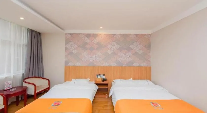 Bed in PAI Hotels Shijiazhuang Railway Station West Square