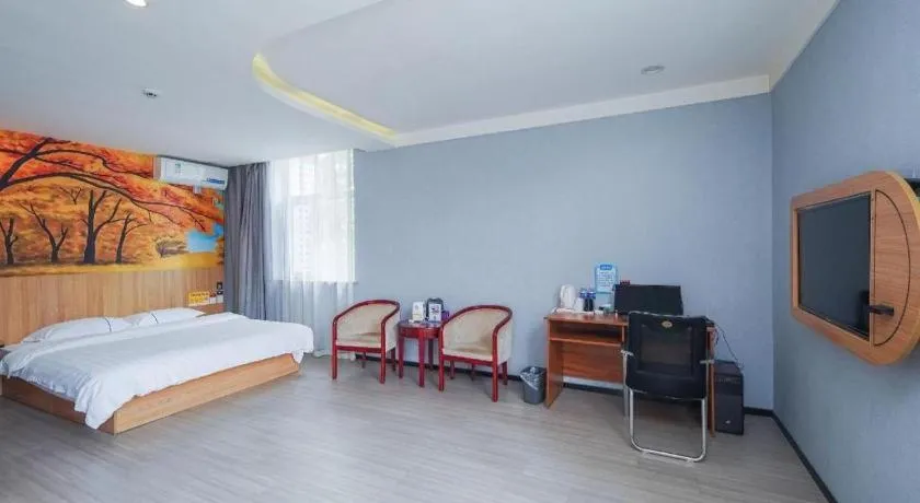 Bed in PAI Hotels Shijiazhuang Railway Station West Square