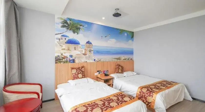 Bed in PAI Hotels Shijiazhuang Railway Station West Square Bed in PAI Hotels Shijiazhuang Railway Station West Square