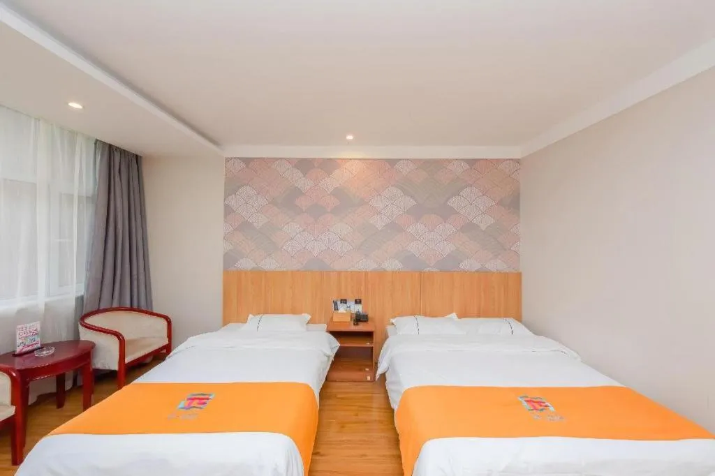 Bed in PAI Hotels Shijiazhuang Railway Station West Square