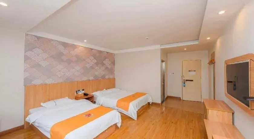 Bed in PAI Hotels Shijiazhuang Railway Station West Square Bed in PAI Hotels Shijiazhuang Railway Station West Square