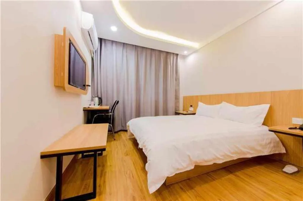 Bed in PAI Hotels Shijiazhuang Railway Station West Square