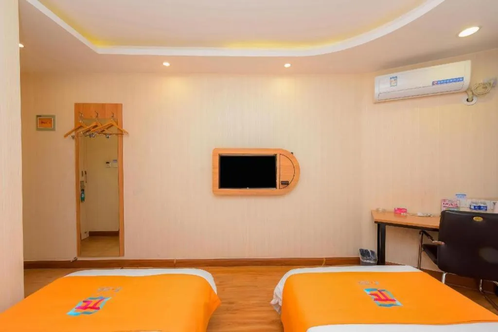 Bed in PAI Hotels Shijiazhuang Railway Station West Square