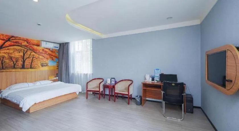 Bed in PAI Hotels Shijiazhuang Railway Station West Square