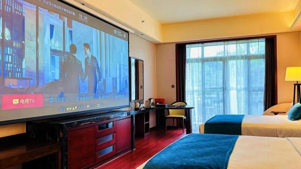 Bed in Country Garden Phoenix Hotel Yiyang