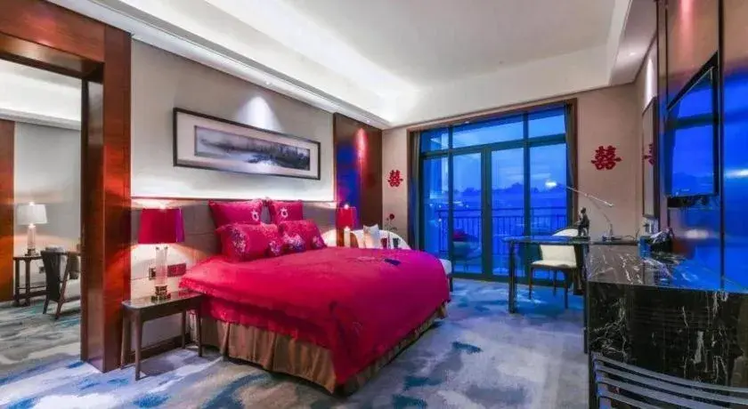 Bed in Country Garden Phoenix Hotel Yiyang Bed in Country Garden Phoenix Hotel Yiyang