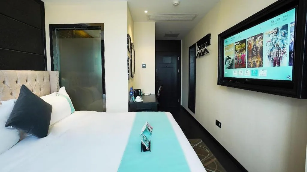 Bed in Xana Hotelle Tangshan North Railway Station