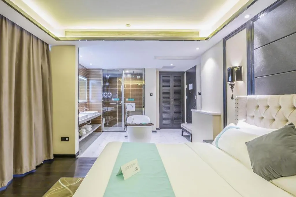 Bed in Xana Hotelle Tangshan North Railway Station