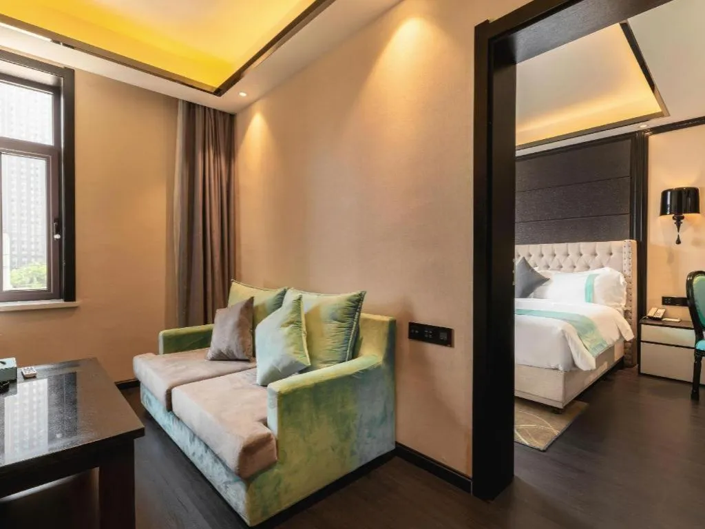 Bed in Xana Hotelle Tangshan North Railway Station