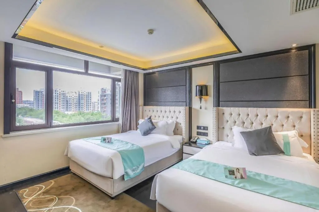 Bed in Xana Hotelle Tangshan North Railway Station