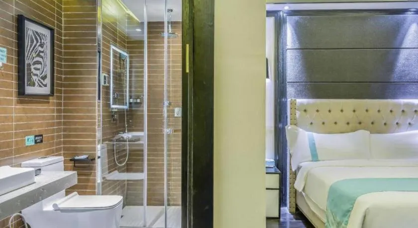 Bed in Xana Hotelle Tangshan North Railway Station