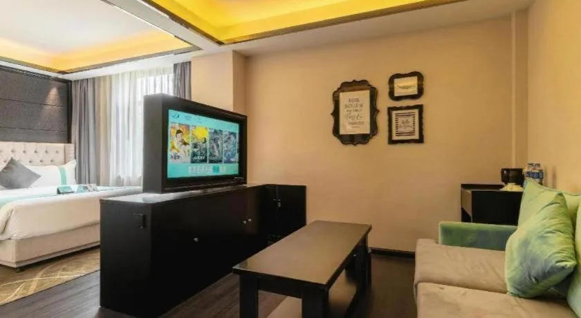 Bed in Xana Hotelle Tangshan North Railway Station