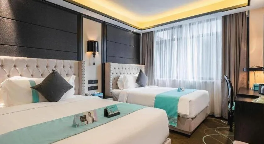 Bed in Xana Hotelle Tangshan North Railway Station