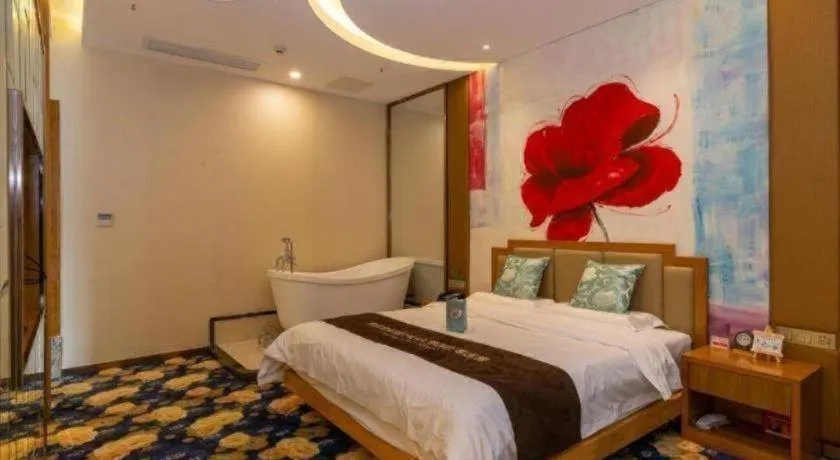 Bed in Ramada by Wyndham Taixing