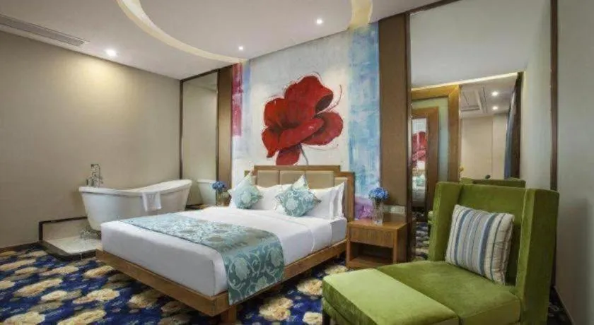 Bed in Ramada by Wyndham Taixing