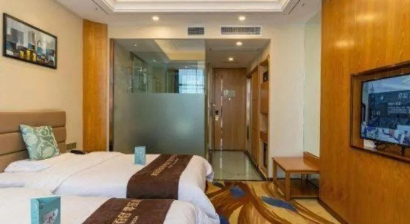 Bed in Ramada by Wyndham Taixing