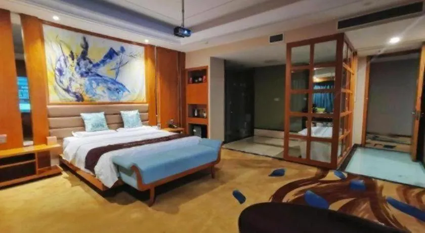 Bed in Ramada by Wyndham Taixing