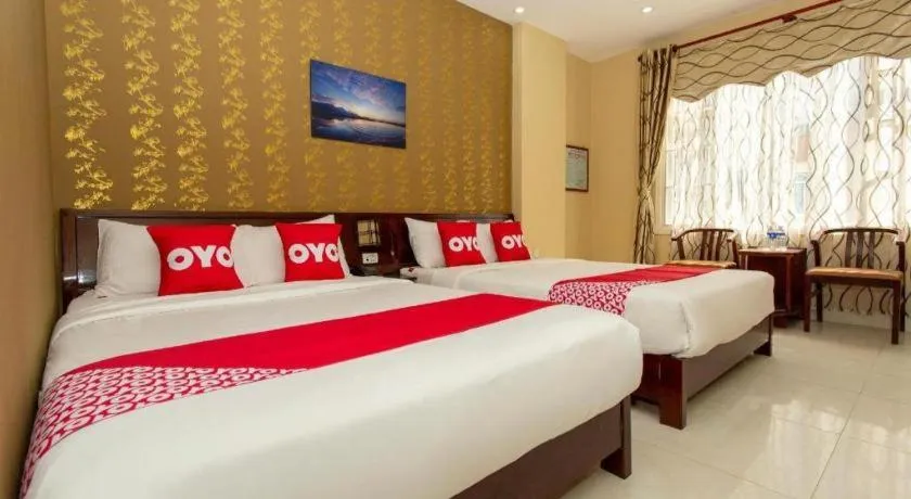 Bed in OYO 1067 Phuc Long Hotel