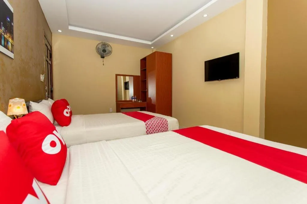 Bed in OYO 1067 Phuc Long Hotel