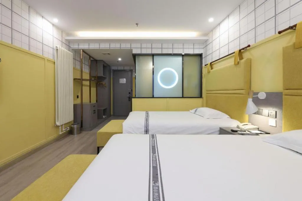 Bed in Urban Garden Hotel Chengyang District Government Liuting Airport