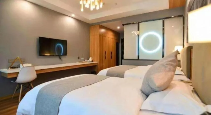 Bed in Urban Garden Hotel Chengyang District Government Liuting Airport