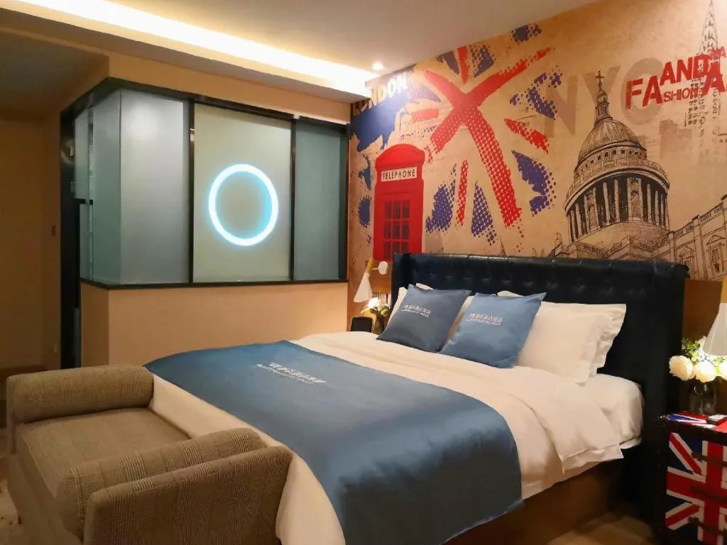 Bed in Urban Garden Hotel Chengyang District Government Liuting Airport