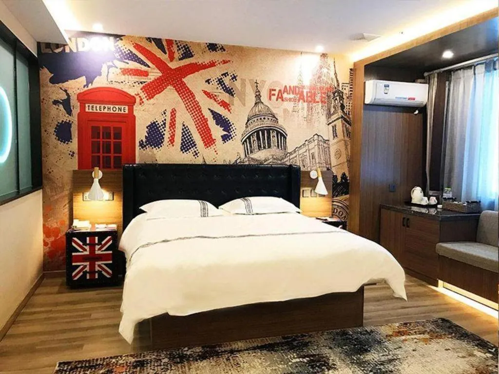 Bed in Urban Garden Hotel Chengyang District Government Liuting Airport