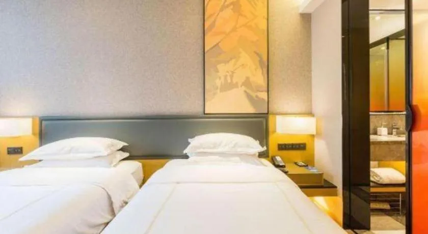 Bed in The Hotel V Nanjing Lishui